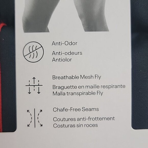 UNDER ARMOUR NeW UA Original Boxerjock 2 Pk. 6 Inch Black Red Boxer Brief 3XL - Picture 3 of 5